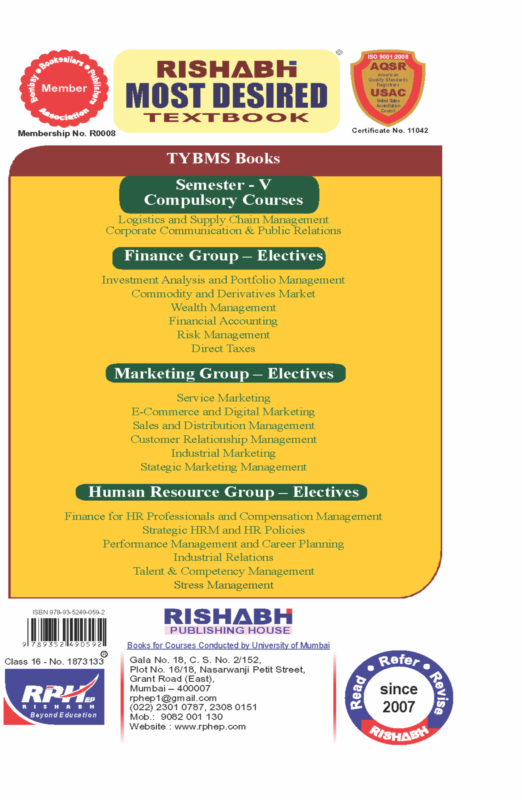 Corporate Communication Public Relations – Rishabh Publishing House