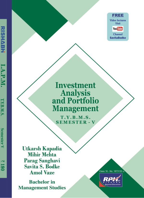 Investment Analysis Portfolio Management – Rishabh Publishing House